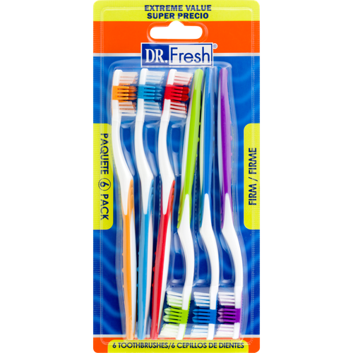 Dr. Fresh Toothbrush Firm 6 Count