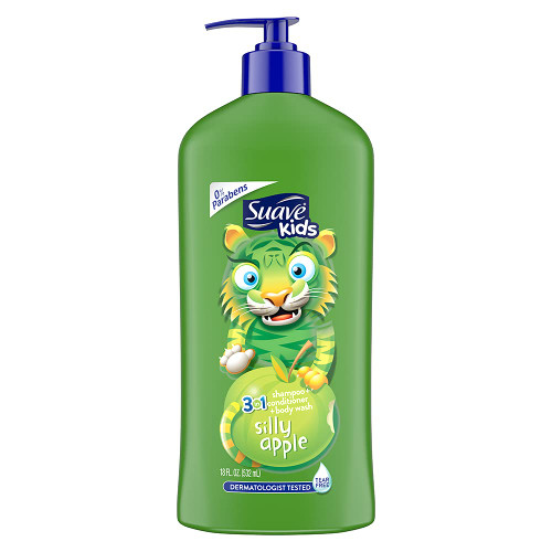 Suave Kids 3-In-1 Shampoo-Cond -Bodywash Silly Apple 18oz