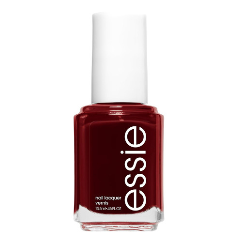 essie salon-quality nail polish vegan deep red wine Bordeaux, 0.46 Oz