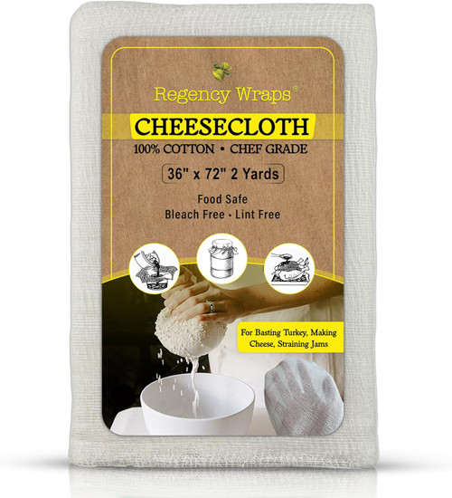 Regency Wraps Chef-Grade Cotton Cheese Cloth(2yds)