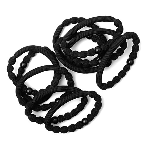Kiss Red Cotton Elastic Hair Band 10 Count 8Mm