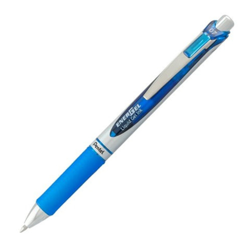 EnerGel RTX Gel Pen Blue Ink Metal Tip Medium Line for Everyday Use 0.7mm 1 Ea