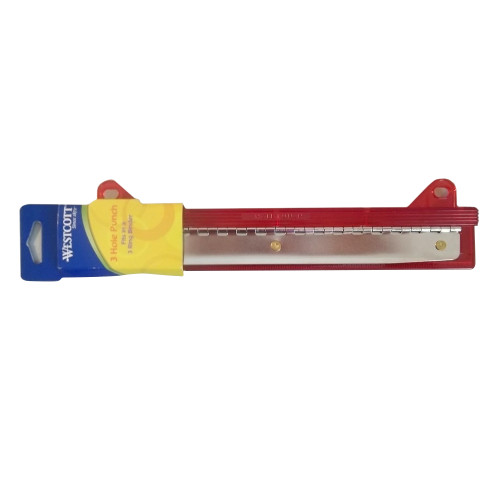 Westcott Hole Punch Durable Metal 3 Hole 1 Ea