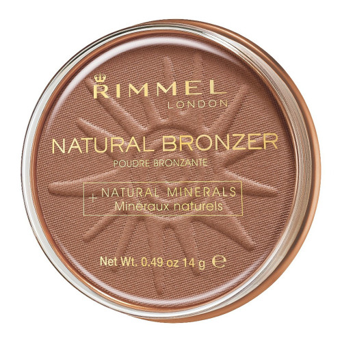 Rimmel Natural Bronzer #022 Sun Bronze Lightweight Matte Bronzing Powder 0.49 Oz