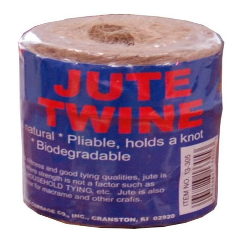 TW Evans Cordage Jute Twine Durable Natural Fiber 150 Ft 1 Ea