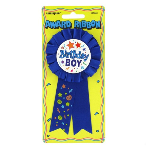 Birthday Boy Award Ribbon Decorative Party Accessory 1 Ea