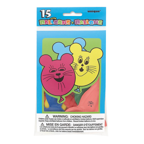 Balloon Mouse Shape 15 Ea
