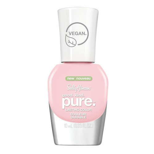 Sally Hansen Good.Kind.Pure Nail Polish Plant-Based Vegan Pink Cloud 0.33 Oz