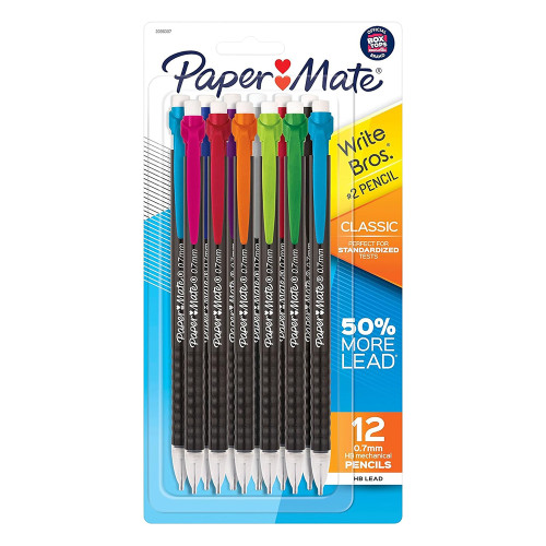 Write Brothers Classic Mechanical Pencils for School Use 12 Ea