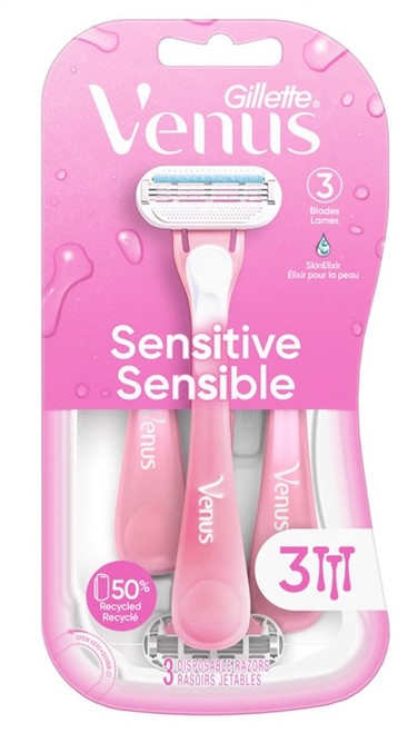 Gillette Venus Razor Sensitive Disposable 3 Count