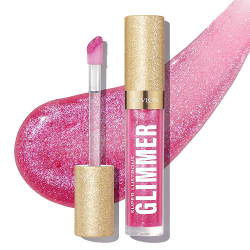 Revlon Super Lustrous Glimmer Gloss Rose Glow High Shine Finish 0.13 Oz