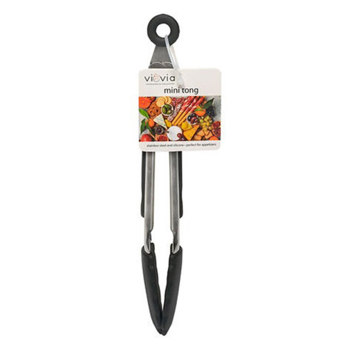 Viovia Tongs Mini Silicone Durable Kitchen Tool 1 Ea