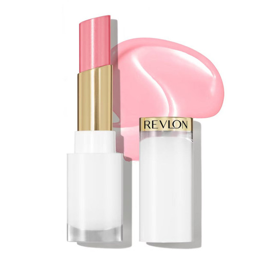 Revlon Super Lustrous Glass Shine Balm #002 Pink Flip Hydrating Glossy Finish 0.13 Oz
