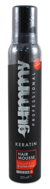 Gummy Hair Mousse Keratin Volume Build Ultra Hold 7.61Oz