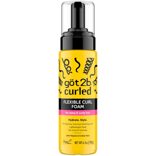 Got2B Curled Flexible Curl Foam, 6.7 Fl Oz