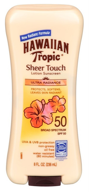Hawaiian Tropic Lotion Spf#50 Sheer Touch 8Oz
