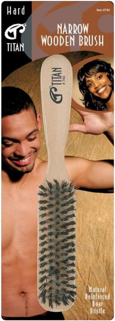 Titan NARR Brush HRD BRSTLE NAT