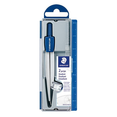 Staedtler Compass 550 with Universal Adapter Precision Drawing Tool 1 Ea
