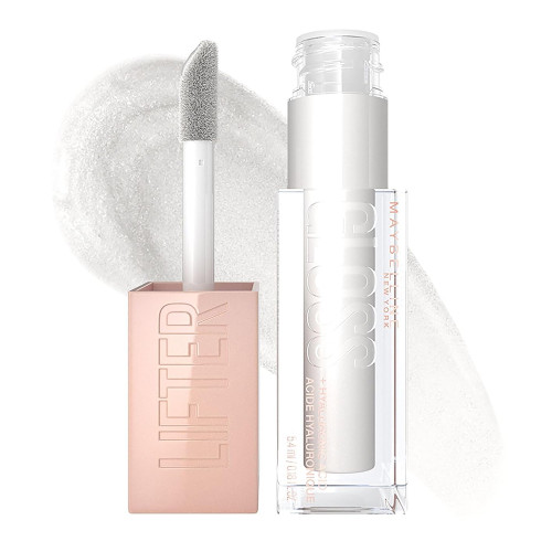 Maybelline Lifter Gloss with Hyaluronic Acid, Pearl, 0.18 oz