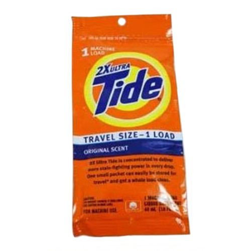 Tide Liquid Detergent Travel Packet 1 Load 1 Ea