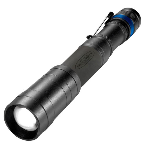 Police Security Sleuth Flashlight Durable Compact Design Bright Black Finish Reliable Performance 2.0 1 Ea
