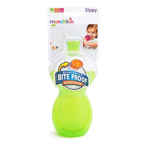 Munchkin Click Lock Bite Proof Sippy Cup for Teething Babies, Assorted Colors, 9 oz