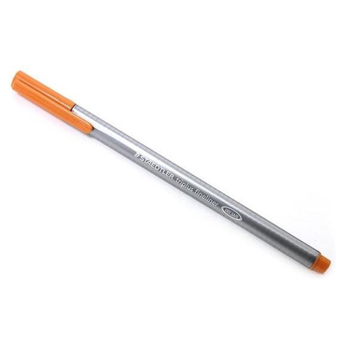 Staedtler Triplus Fineliner Pen Smooth Writing Bruin 1 Ea