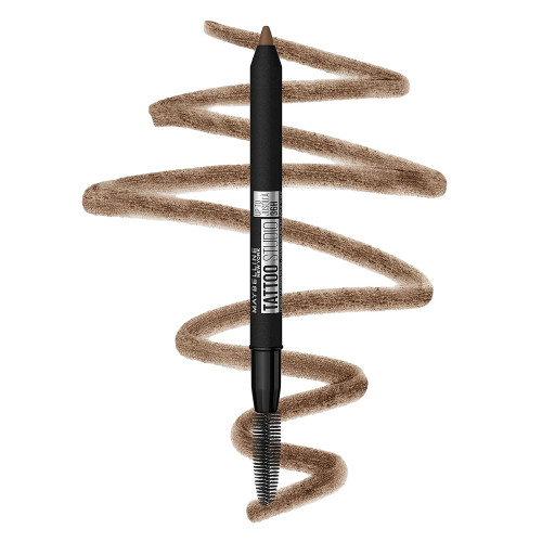 Maybelline TattooStudio Waterproof Eyebrow Pencil, 255 Soft Brown, 1 ea