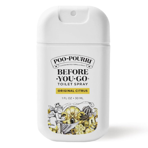 Poo Pourri Toilet Spray Original Citrus Fresh Scent Bathroom Essential Compact Bottle 1 Oz