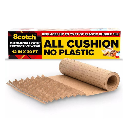 Scotch Cushion Lock Protective Wrap Sustainable Packaging Material 1 Ea