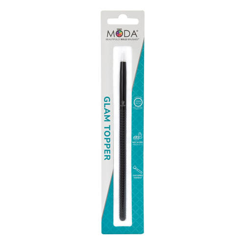 MODA Neon Nights Glam Topper Makeup Brush for Highlighter and Shimmer Application, 1 ea
