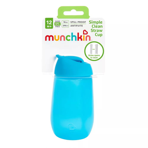 Munchkin Simple Clean Straw Cup for Easy Drinking and Cleaning, 7 oz
