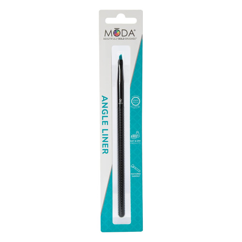 MODA Neon Nights Angle Liner Makeup Brush for Precise Eyeliner Application, 1 ea