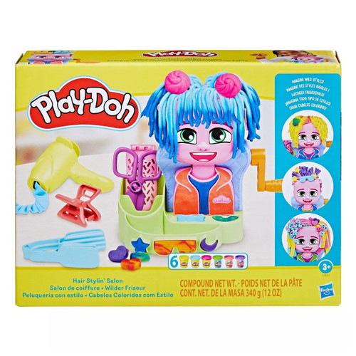 Hasbro Play Doh Hair Stylin Salon Playset Creative Pretend Hair Styling Fun Activity 1 Ea