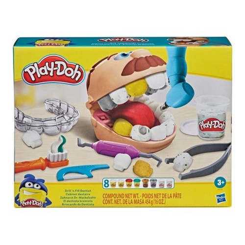 Hasbro Play Doh Drill N Fill Dentist Playset Creative Pretend Dentist Easter Basket Toy 1 Ea