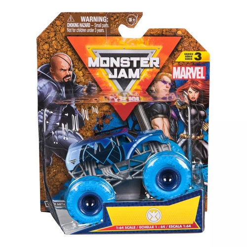Monster Jam Marvel Official S.H.I.E.L.D. Monster Truck Die-Cast Vehicle for Kids, 1 ea
