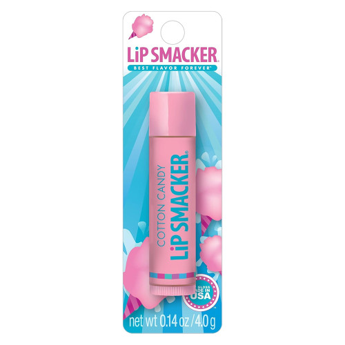Lip Smacker Cotton Candy Lip Balm Sweet Flavor, 0.14 Oz