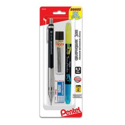 Pentel Graphgear 300 Mechanical Pencil Durable Precision Drafting Tool Smooth Grip 0.5mm 1 Ea