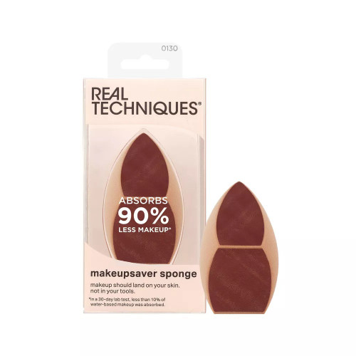 Real Techniques Makeupsaver Sponge Professional Makeup Tool for Face Application 1 Ea