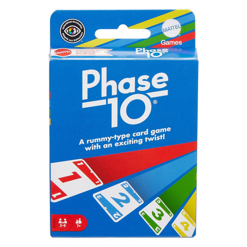 Mattel Phase 10 Rummy Style Card Game, 1 Ea