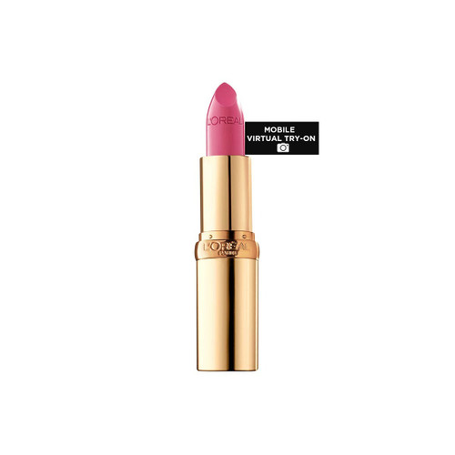 L'Oreal Paris Colour Riche Original Satin Lipstick Pink Flamingo Moisturized Finish, 0.13 Oz
