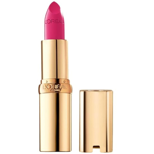 L'Oreal Paris Colour Riche Original Satin Lipstick Miss Magenta Moisturized Finish, 0.13 Oz