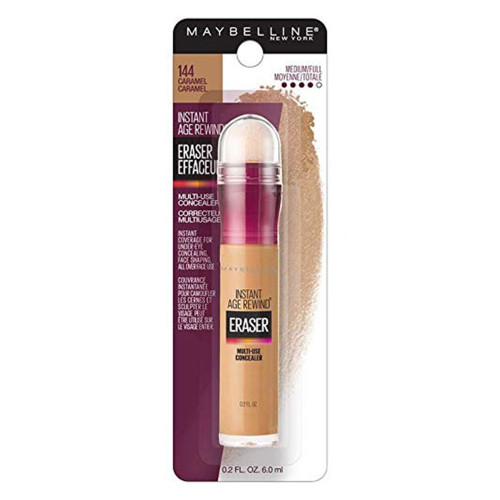 Maybelline Instant Age Rewind Multi-Use Concealer 144 Caramel, 0.2 oz