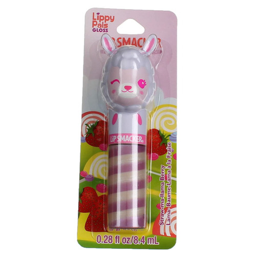 Lip Smacker Lippy Pal Swirl Lip Gloss Llama Straw-Ma-Llama Berry Flavor, 1 Ea