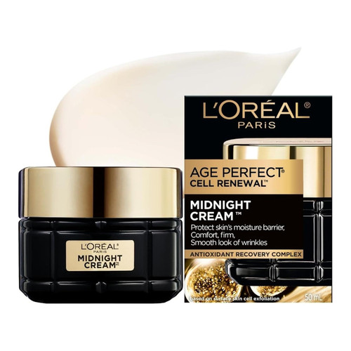 L'Oreal Paris Age Perfect Cell Renewal Midnight Cream Antioxidant Formula, 1.7 Oz
