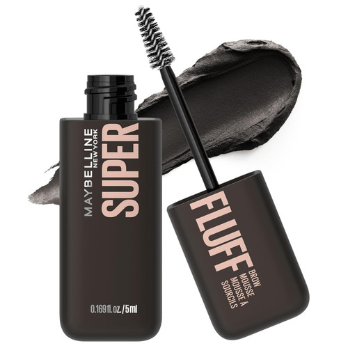 Maybelline Superfluff Volumizing Brow Mousse Black, 0.17 oz