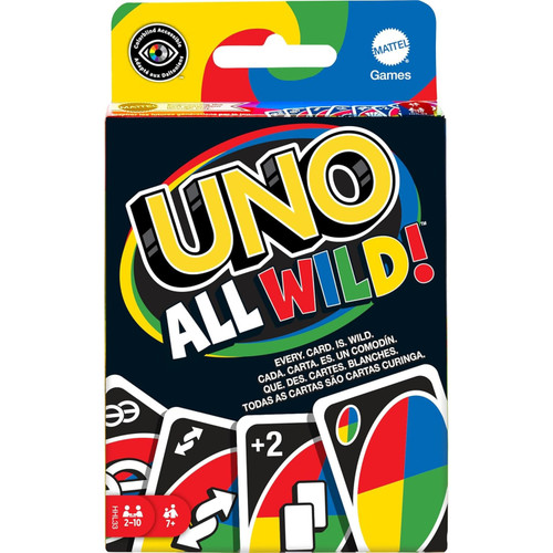 Mattel UNO All Wild Card Game, 1 Ea