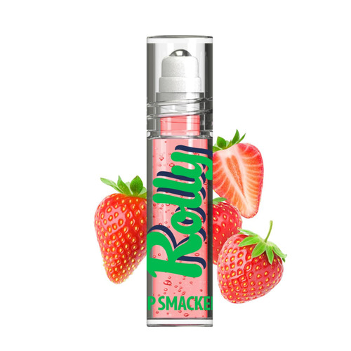Lip Smacker Rolly Lip Gloss Strawberry Flavor, 1 Ea