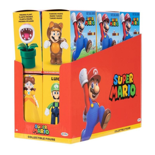 License 2 Play World of Nintendo Super Mario 2.5-Inch Collectible Mini Figures Assorted, 1 Ea