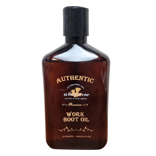 Western Boot Oil for Leather Preservation, Waterproofing Treatment, 8 Oz